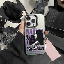 Funda de teléfono M- BeerS Singer para 17 16 15 14 13 12 11 Pro Max, multicolor, mate, láser, metálica, aurora - Z4 - Ver 7