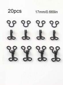 Sewing Hook Set (Excluding Storage Box), Bra Hook Replacement, Multiple Sizes Available, Suitable For DIY Clothing Repair, Lingerie Alteration And Home Sewing - Multicolor - View 19