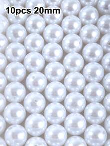 3-20mm ABS Faux Pearl Beads, Loose Round Craft Beads For Jewelry Making, DIY Handmade Needlework Pearl Necklace Bracelet - Pearl Beads - View 20