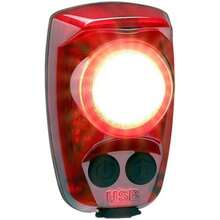 Cygolite Hotshot Pro - Modelos de luz Trasera para Bicicleta de 200 y 150 lúmenes, Estilos de Montaje Duro y Flexible, 6 Modos de Noche y día, velocidades de Flash sintonizables por el Usuario,(200 lúmenes [tipo de montaje duro]) - Multicolor - Ver 2
