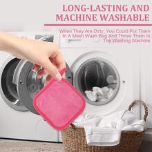 2pcs Reusable Makeup Remover Cloths, Ultra Soft Microfiber Face Towels, Suitable For All Skin Types, 6" X 6" Women's Facial Cleansing Cloth - Multicolor - View 7