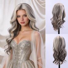 Peruca de fibra sintética elegante e fofa para estudante, corte bob moderno, tingida na parte superior, adequada para meninas de todas as idades, a roupa perfeita para sair no verão, adequada para todos os cenários