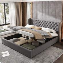 Bed Frames - Grey - View 1