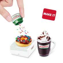 ZURU Mini Brands Create Krispy Kreme Create Series 1 Capsule - Mini Collectibles Blind Packaging, DIY, Resin Play, Mini Replica Food, NOT Edible, 8+ (Random)