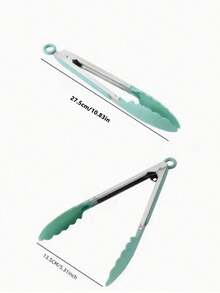 Silicone Kitchen Tongs, Suitable For Cooking And Grilling - Heat Resistant, Non-Stick, Ergonomic Design, Can Be Used To Grip Steak, Pasta, Etc. - Suitable For Indoor And Outdoor Use, Food Tongs | Ergonomic Kitchen Tool | Silicone - Multicolor - View 6