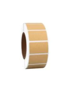 Roll Of 800 Kraft Paper Seal Label Stickers - Self-Adhesive, Handwritten, Durable, And Waterproof For Packaging, Labeling, And Organization, Package Labels | Natural Look | Waterproof Stickers, Can Labels, Food Labels - Multicolor - View 7