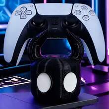 1个黑白骑士主题游戏手柄支架 - 时尚展示架，完美适配游戏配件，3D打印游戏手柄支架，节日和生日礼物，空洞骑士主题桌面装饰，创意游戏用品，适用于游戏手柄，也是馈赠他人的绝佳游戏礼物，同时也是理想的装饰品。 - 彩色 - 查看 10