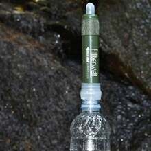 Filtro de agua de supervivencia Filtro de agua de supervivencia Pajita purificadora de agua porttil, filtro de agua de supervivencia de emergencia para camping, senderismo, escalada equipo de emergencia - inicial - Ver 10