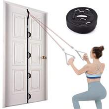 Door Resistance Band, No Drilling Or Installation Required, Home Gym Equipment Fitness Accessory, Portable Workout Equipment - Multicolor - View 2