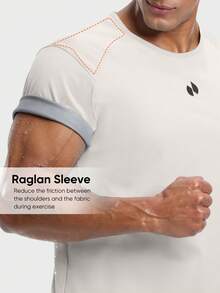 HOTSUIT Men's Sauna Suit, Men's Adjustable Strap Sports T-Shirt, Suitable For Gym Workout And Christmas Wear - Apricot - View 6