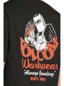 Volcom Pour Choices - Playera de Manga Corta para Hombre - Negro - Ver 4
