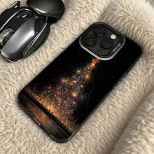 Funda de Teléfono con Patrón de Árbol de Navidad Plateado Brillante para Modelos de  y  Adecuada para Todas las Estaciones Opción de Regalo Ideal - Plateado - Ver 5