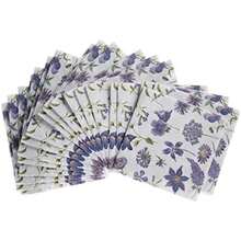 Boston International - C844300 Boston International IHR - Servilletas de papel para bebidas de cóctel de 3 capas, 5 x 5 pulgadas, corazones arcoíris(20-Count Cocktail Size, Clea.) - Multicolor - Ver 5