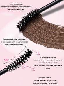 Gel kẻ chân mày ROCK SWEET Velvet - Chống thấm nước, lâu trôi, khô nhanh, không lem, tạo dáng chân mày tự nhiên, mềm mại (Món quà hoàn hảo) - nâu hồng - Xem 6