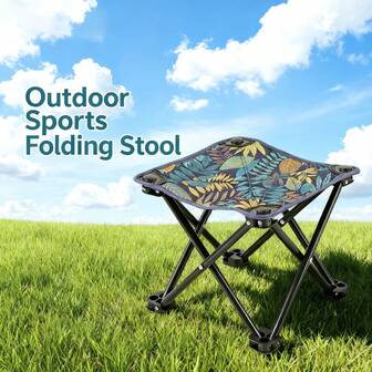 Lightweight Portable Folding Camping Chair Travel Stool With Carry Bag Outdoor Picnic Hiking Fishing Seat For Teens Durable Frame