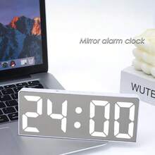 这款重型闹钟配备双闹铃、大尺寸数字显示屏、RGB夜灯，USB供电，亮度音量可调，适合深度睡眠者使用，可用于卧室、办公室、书桌等场所。它既是现代卧室装饰的理想之选，也是办公时钟的实用之选。时尚的设计，采用耐用的ABS材质，兼具家居装饰和现代风格。 - 彩色 - 查看 15