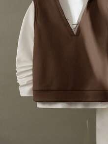 男童三件套：超大字母图案T恤、长袖T恤和运动裤，适合跑步、通勤、上学、休闲、度假、运动以及秋冬季穿着。 - 黃色 - 查看 4