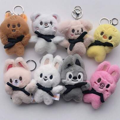 10cm Magnetic Keychain - SKZ KPOP STAY DominATE. Anime Cartoon Plush Keychain. K-Pop Boy Band STAY Fan Gift, Birthday Gift, Couple Gift, Graduation Gift, Halloween Gift