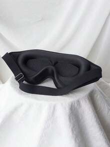 3D Silk Sleep Eye Mask, 100% Blackout Eye Mask, Adjustable Fit Eye Mask, Super Lightweight & Silky Soft Eye Mask, For Sleeping,Sleep Aid Eye Mask, For Sleeping, Night Travel, Nap, Office, School, Home, Traveling, Meditation, Thick Eye Mask, Eye Masks For Fall And Winter, Fall Essentials, Winter Essentials. - Multicolor - View 15