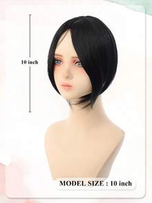 10英寸合成刘海假发，适合女性，可遮盖白发、稀疏头发和厚刘海