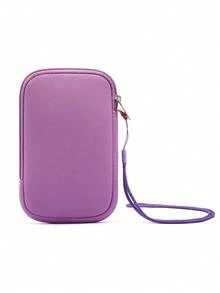 Crossbody Phone Organizer Pouch Lightweight Coin Purse Card Holder With Lanyard Suitable For Elderly And Children For Women For Men Money Wallet Mini Wallet Purse Wallet Small Wallet Travel Essential - Multicolor - View 14