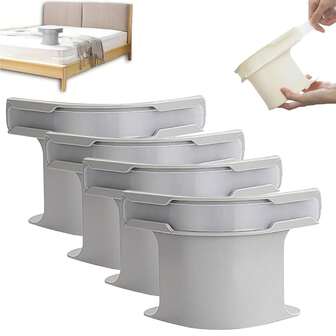 Upgrade Bed Sheet Holders For Corners, Lock Sheet Holders, 4Pcs Fitted Sheet Holders Keep Sheets Firm & Tight,Durable Heavy Duty Bed Sheet Clips, Sheet Locks, Fit All Mattress Easy Install