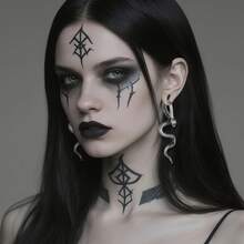 2pcs Snake Shaped Earrings, Suitable For Stretched Ear Piercings, Ear Gauges, Ear Plugs, Body Piercing Tunnels, Made Of 316 Stainless Steel, Body Jewelry - Sanke - View 4