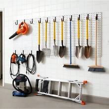 Heavy Duty 10 Piece Set Garage Wall Hook: Steel Tool Hanger, Garage Storage And Organization Rack - Red - View 1