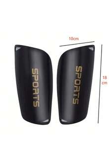 1 Pair Of EVA Material Football Shin Guards, Suitable For Matches And Training, For Adults,Men And Women, Good Protective Leg Pad - Black - View 8
