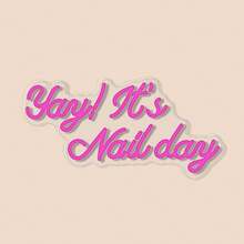 1pc "Yay It's Nail Day" Neon Light, USB Powered Wall-Mounted Design, Suitable For Nail Salon Storefront/Studio Wall Decor, Live Streaming Background Light, Attractive Gift For Beauty Business, Comes With USB Cable - Hot Pink - View 7