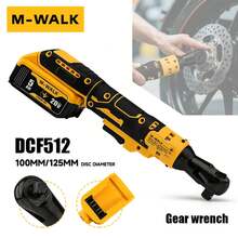 -WALK Brushless Ratchet Wrench 95N.Cordless Screwdriver Nut Removal 1/2 Inch Power Tools 20V Battery Pins - 10mm No Battery - View 4