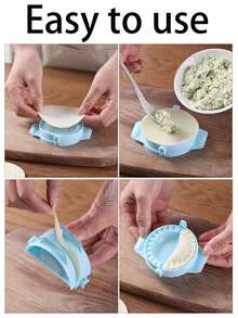 1pc Dumpling(13.8cm/4.45inX11.3cm/5.43in) Maker, Empanadas Press Mold Maker, Dumpling Mold For Pierogi, Pastelitos, Calzone, Turnovers, Chinese Dumpling, Kitchen Gadgets, Baking Supplies, Kitchen Items - Multicolor - View 8