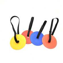 1/4pcs Soccer Goal Training Target, Adjustable Strap Length, Hanging Shot Practice Trainer, Improve Accuracy, Suitable For Soccer, Baseball And Other Sports, Soccer Training Target Disc, Soccer Sports Accessories, Soccer Training Equipment, Durable TPE Material, Improve Hit Rate, Perfect Choice For Soccer Field Equipment, Outdoor Sports Accessories, Outdoor Activities, Sports Equipment, Soccer Gift, Men's Gift, Soccer Matches - Multicolor - View 9