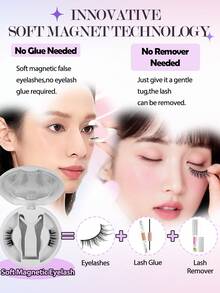 MAANGE [Từ tính mềm] 1 Bộ mi giả từ tính/Tùy chọn 10 Cặp mi giả nửa mắt có thân trong suốt, kiểu mắt mèo, mắt cáo, tự nhiên & dày, tinh tế, có kẹp từ tính, có thể tái sử dụng, bộ mi giả từ tính chuyên nghiệp, nhỏ gọn, mi giả từ tính được nâng cấp, tạo vẻ ngoài trang điểm tự nhiên, không cần keo, chống gió & chống nước, thoải mái cả ngày, thiết kế góc ngoài kéo dài, làm to mắt, vật dụng cần thiết khi đi du lịch, nghỉ mát biển, cắm trại, dụng cụ trang điểm cho năm học mới. - Nửa mắt chéo - Xem 10