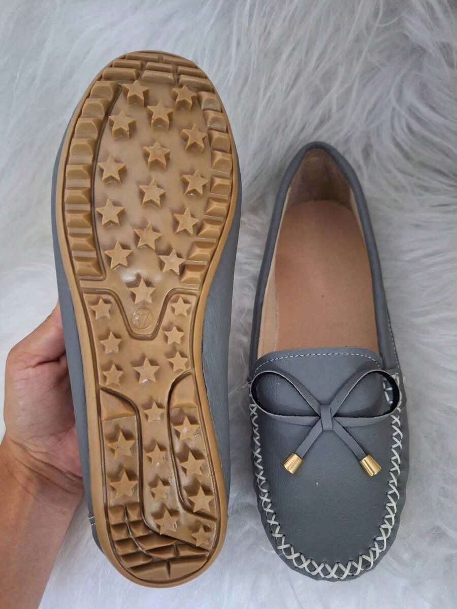 Women's Casual Moccasin - 灰色 - 查看 1
