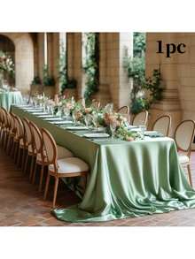 1 Khăn trải bàn Royal Champagne - Khăn trải bàn hình chữ nhật thanh lịch với họa tiết vàng, làm bằng máy, vải satin polyester chống nhăn cho đám cưới, sinh nhật, tiệc tùng, ngày lễ và sự kiện đặc biệt - Trang trí bàn sang trọng, trang trí bàn tiệc, khăn trải bàn cưới, thiết kế thanh lịch, kết cấu mịn - Màu xanh Bạc hà - Xem 16