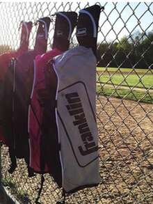 Franklin Sports Junior Bolsa para Equipo - Rosa Roja - Ver 2