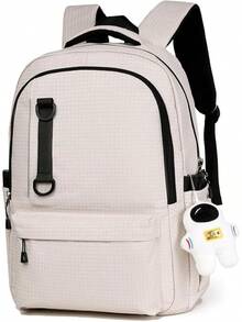 Multipurpose Small Backpack - ベージュ - チェックする 9