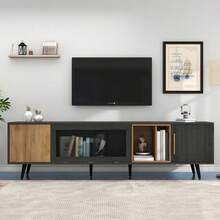 Television Stands & Entertainment Centers - Grey + MDF + 90 Inches Or Larger-1 - View 3