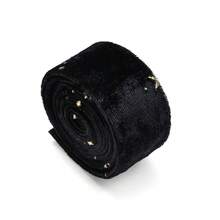 2.5厘米单面丝绒丝带，适用于珠宝展示包装、鲜花礼品包装、蝴蝶结DIY派对装饰 - 彩色 - 查看 12