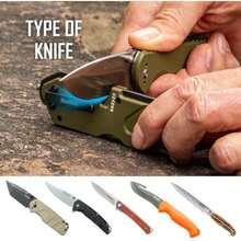 Smith's 50979 PP1-Afilador táctico de Cuchillos (Negro)(Verde OD) - Multicolor - Ver 6