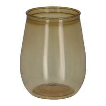 PromoClick Paquete de 10 Vasos de Plastico PET de 350ml - Marrón - Ver 7