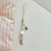 1 Stück modischer Ins-Stil Handyschnur für Frauen, geeignet für den täglichen Gebrauch, Outdoor-Dekoration und Autoinnenausstattung