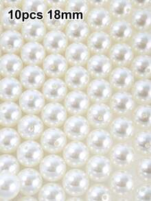 3-20mm ABS Faux Pearl Beads, Loose Round Craft Beads For Jewelry Making, DIY Handmade Needlework Pearl Necklace Bracelet - Pearl Beads - View 33