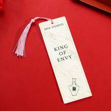 2pcs PET Printed Bookmarks, Exquisite Waterproof, Durable And Practical, Unique Pattern Design, Add Fun To Reading, Perfect Gift For Campus Friends In Back To School Season (Random Color Tassel) - Multicolor - View 5