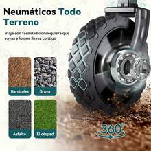 Carrito Plegable con Ruedas Giratorias y Puerta Lateral - Portátil para Carga Extra Larga hasta 150 Kg, Plegado Fácil por Mujeres Adultas, Transporte de Mercancías, Niños y Mascotas - Negro - Ver 7