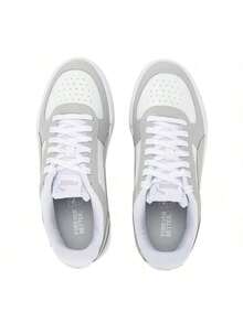 Puma Caven Series Low-Top Lightweight Casual Sneakers For Women, Item No. 380810-35 - Puma White-gray-gold - View 5