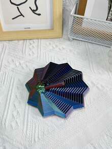 3D打印星形多边形减压玩具,3D折叠结构,视听舒缓玩具,扩展感官星形,分形六边形带手柄,蜂窝旋转螺旋设计,减压旋转螺旋桌面摆件,圣诞礼物,生日派对礼物,理想的节日礼物 - 彩色 - 查看 17