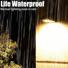 1pc Solar Powered Motion Sensor Light, Outdoor Wall Light, 3 Modes, Suitable For Fence, Patio, Wall, Garage, Yard Safety Lighting - Black - View 10