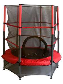 DTI Trampolín Brincolin Infantil 1.4m com Red - Multicolor - Ver 2